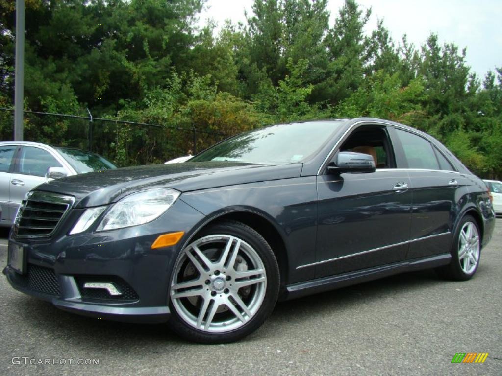 2010 E 550 Sedan - Steel Grey Metallic / Natural Beige photo #1