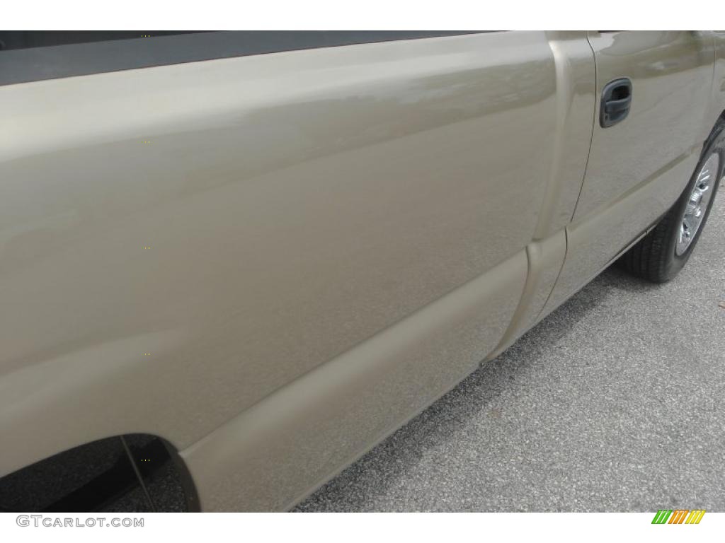 2007 Sierra 1500 Classic SL Regular Cab - Sand Beige Metallic / Very Dark Cashmere/Light Cashmere photo #10