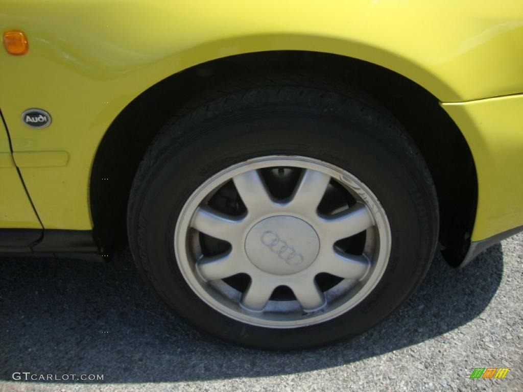 1997 A4 1.8T quattro Sedan - Brilliant Yellow / Black photo #31