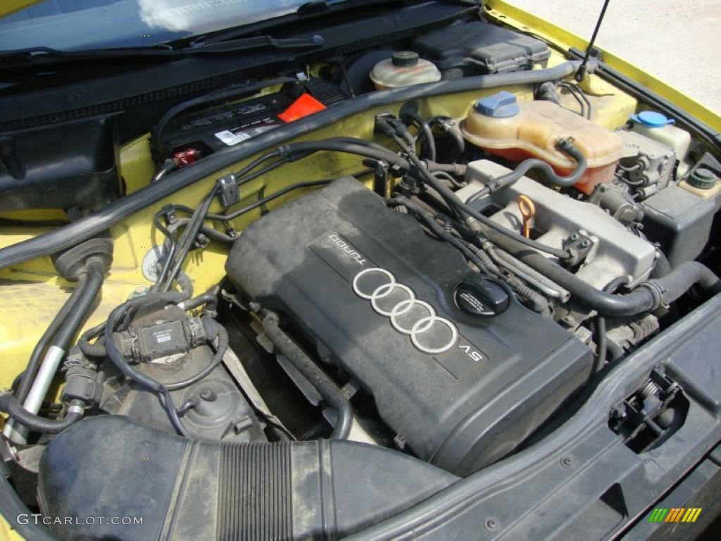1997 A4 1.8T quattro Sedan - Brilliant Yellow / Black photo #36