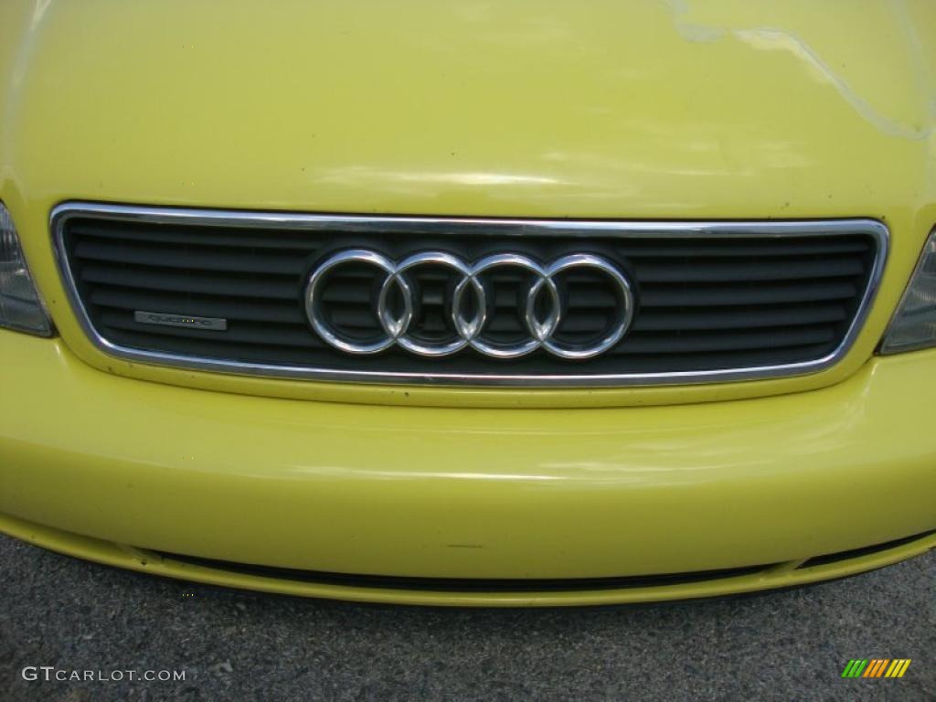 1997 A4 1.8T quattro Sedan - Brilliant Yellow / Black photo #37