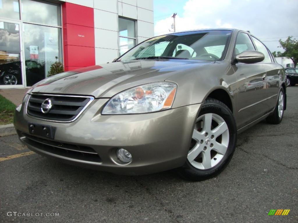 2004 Altima 2.5 SL - Polished Pewter / Blond photo #1