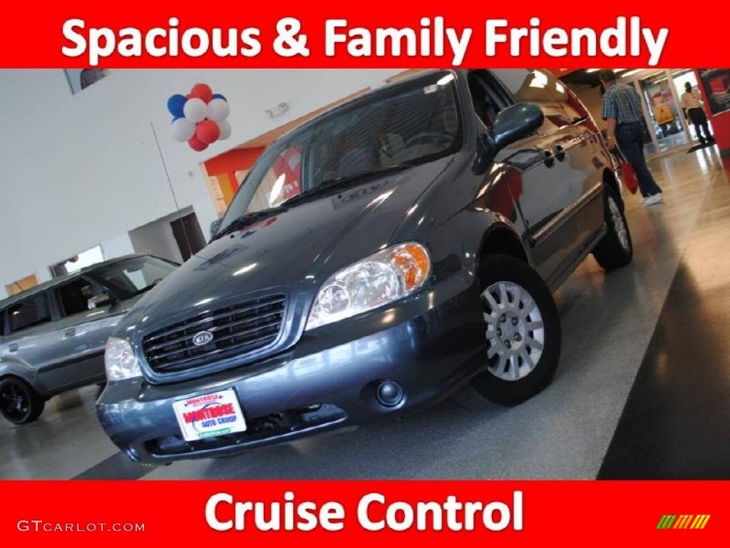 2002 Sedona LX - Misty Blue / Gray photo #1