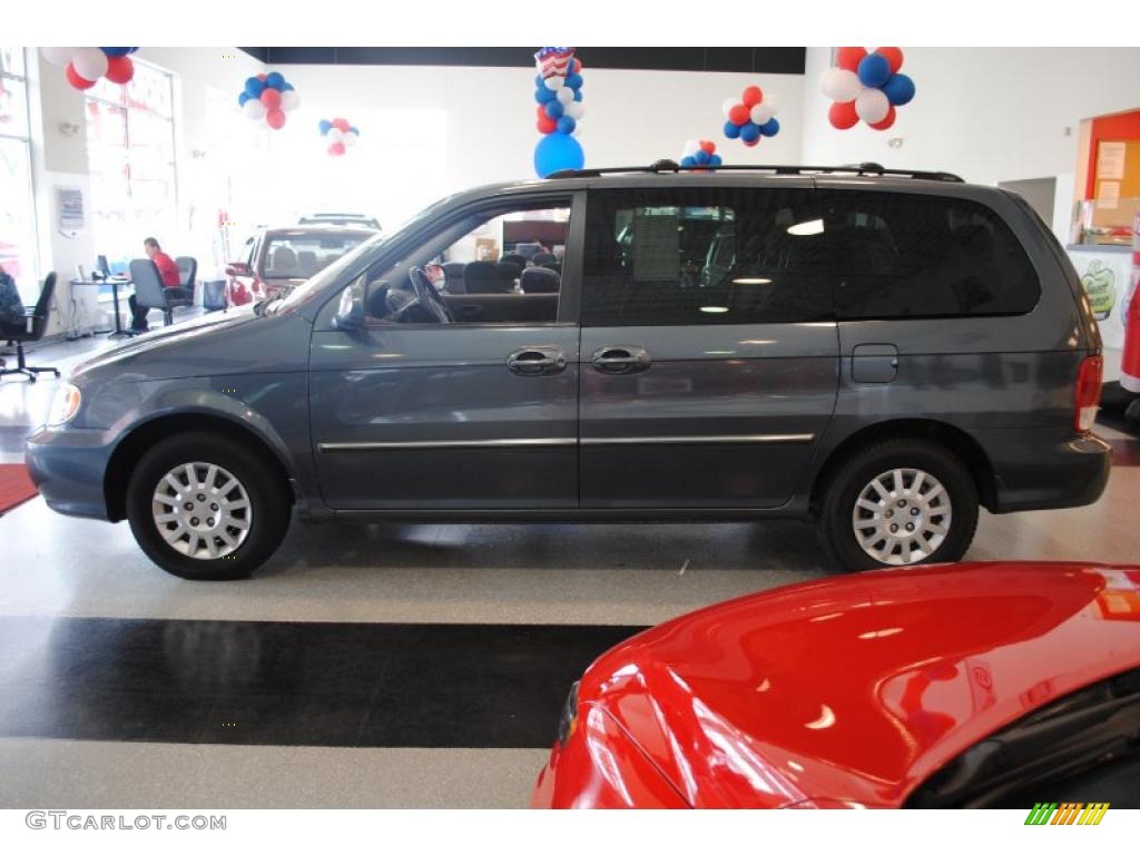 2002 Sedona LX - Misty Blue / Gray photo #4