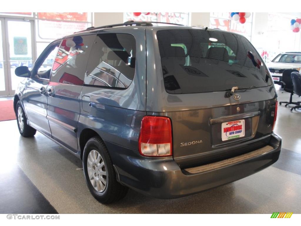 2002 Sedona LX - Misty Blue / Gray photo #5