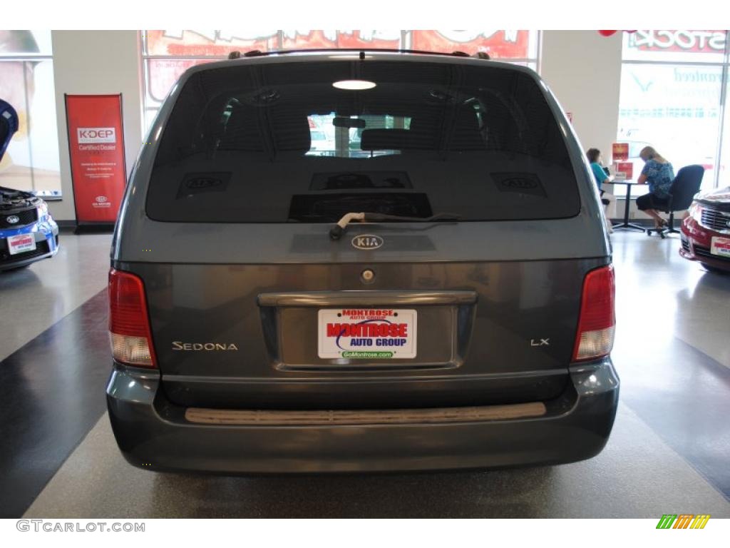 2002 Sedona LX - Misty Blue / Gray photo #6