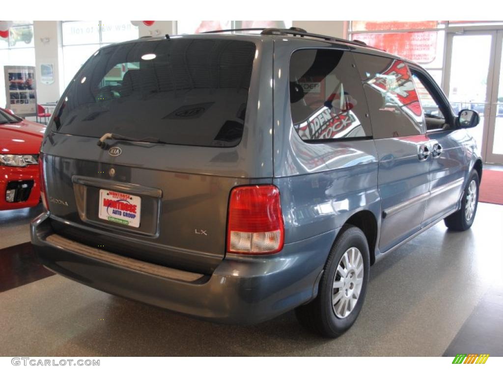2002 Sedona LX - Misty Blue / Gray photo #7