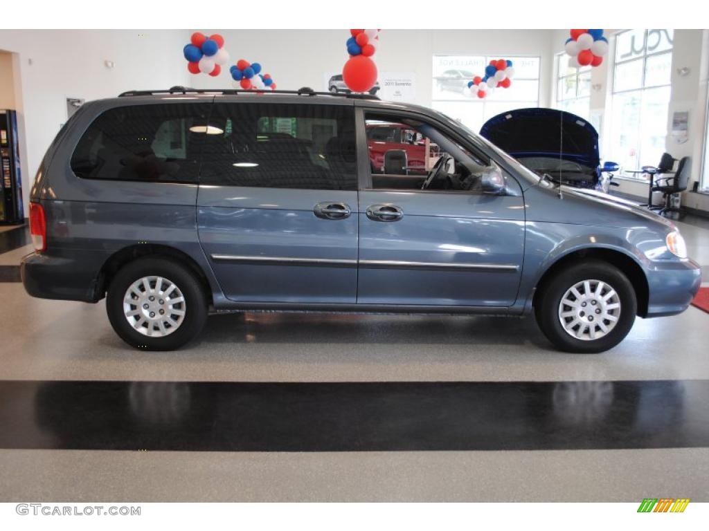 2002 Sedona LX - Misty Blue / Gray photo #8
