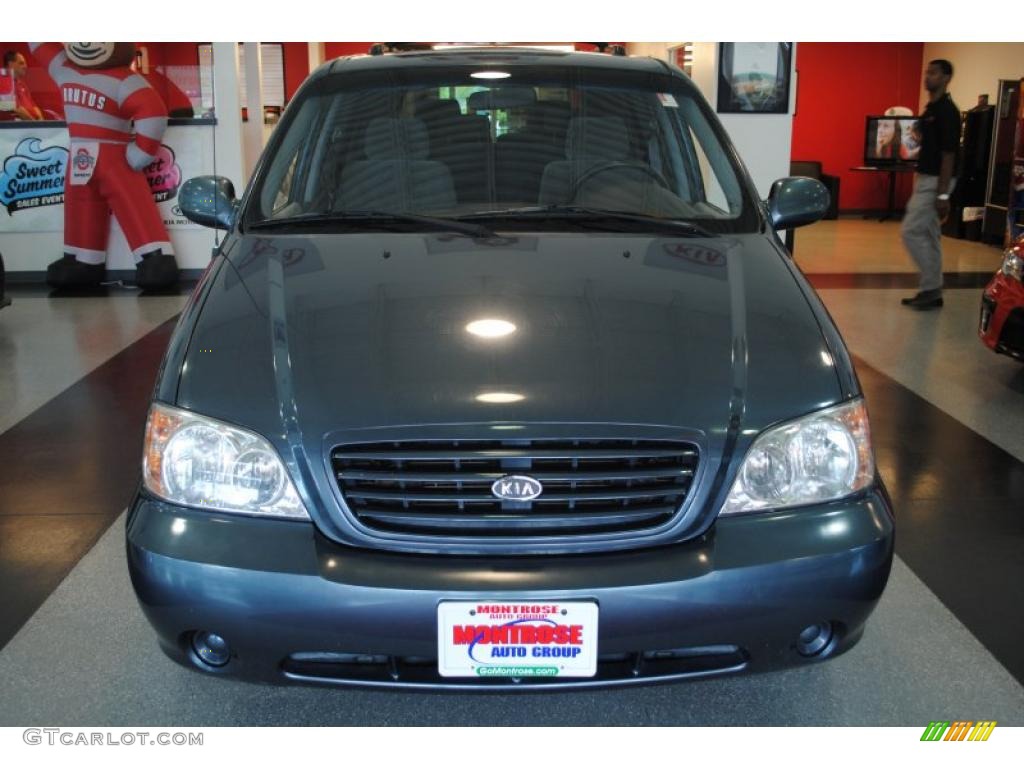 2002 Sedona LX - Misty Blue / Gray photo #10