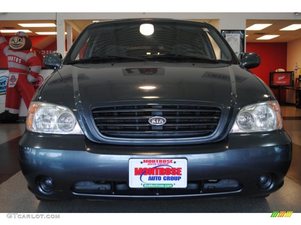 2002 Sedona LX - Misty Blue / Gray photo #11