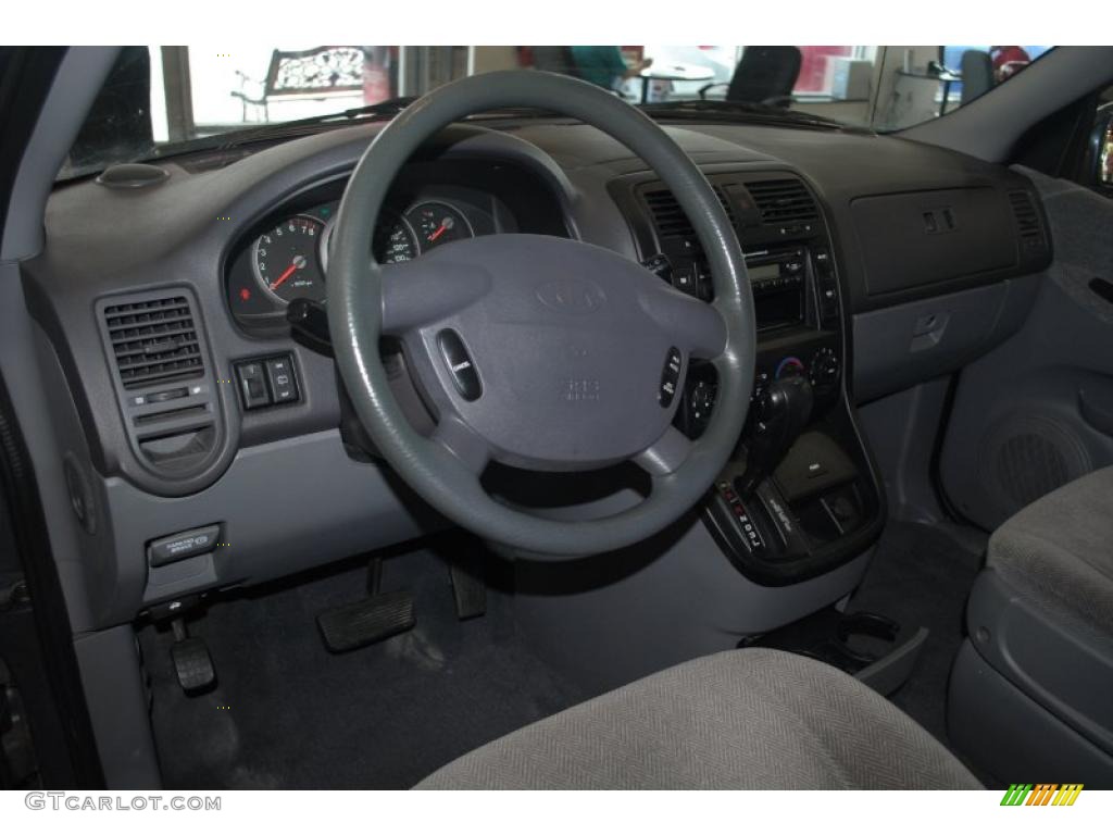 2002 Sedona LX - Misty Blue / Gray photo #13