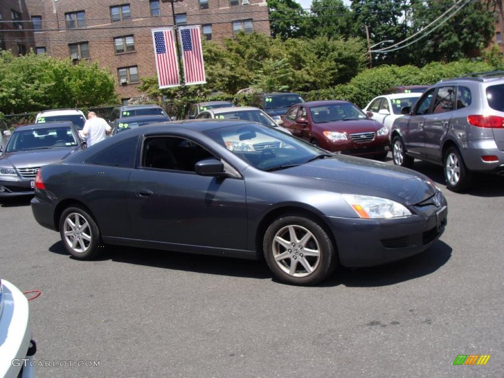 2003 Accord EX V6 Coupe - Graphite Pearl / Black photo #4