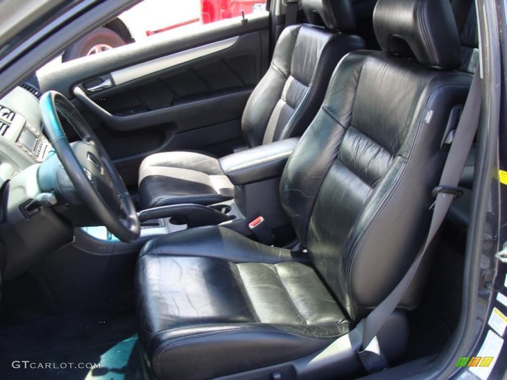 2003 Accord EX V6 Coupe - Graphite Pearl / Black photo #15