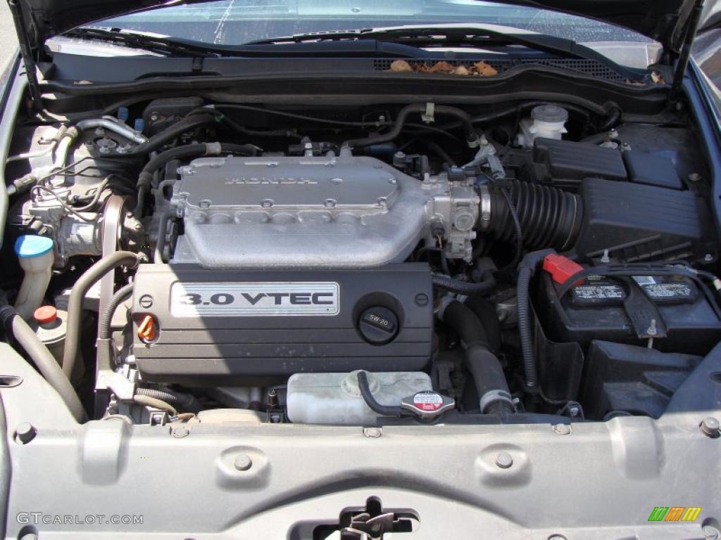 2003 Accord EX V6 Coupe - Graphite Pearl / Black photo #27