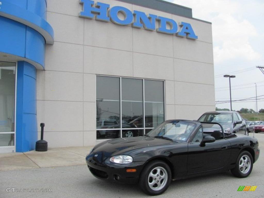 2000 MX-5 Miata Roadster - Brilliant Black Metallic / Black photo #1