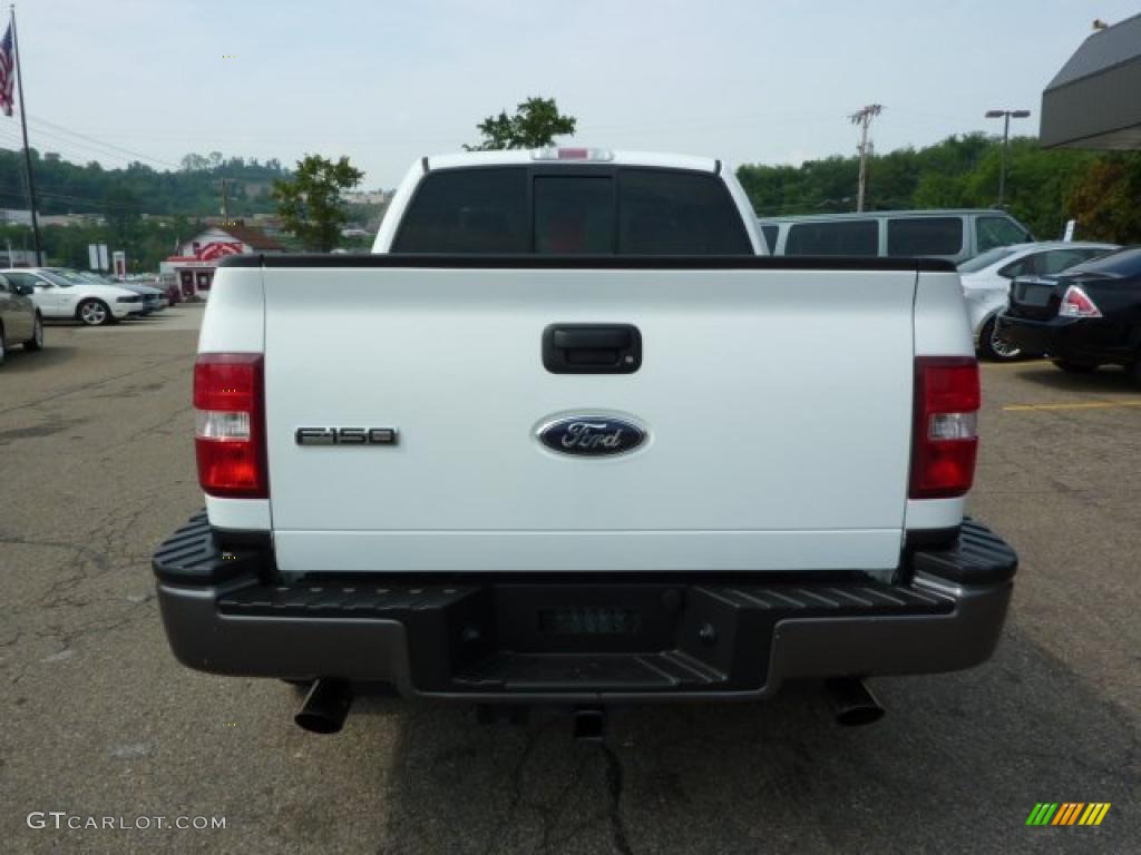 2006 F150 FX4 SuperCab 4x4 - Oxford White / Medium/Dark Flint photo #3
