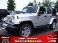 2010 Bright Silver Metallic Jeep Wrangler Unlimited Sahara 4x4  photo #1