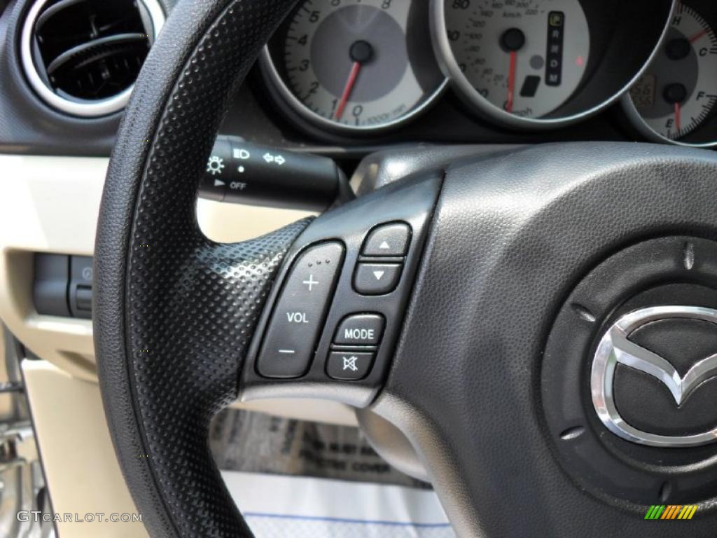 2008 MAZDA3 i Sport Sedan - Shimmering Sand Metallic / Beige photo #10