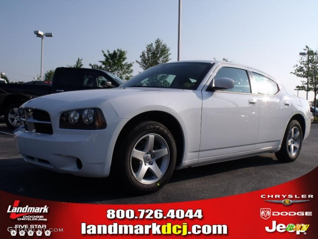 Stone White Dodge Charger