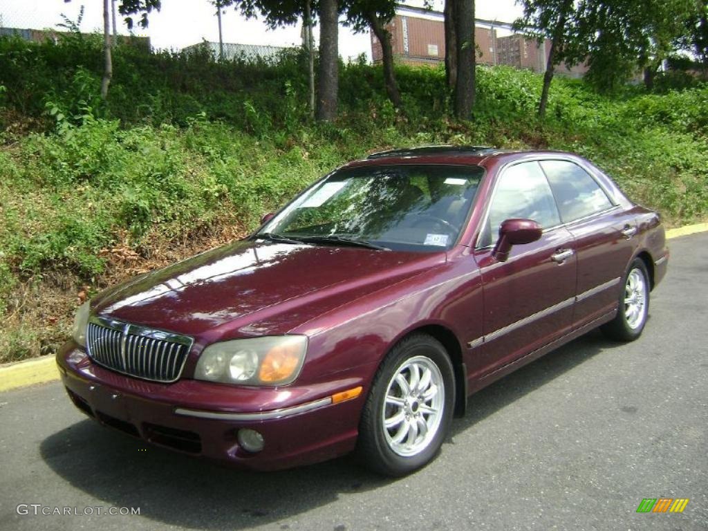 Bordeaux Red Metallic Hyundai XG350