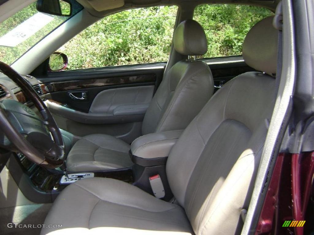 2002 XG350 L Sedan - Bordeaux Red Metallic / Beige photo #9