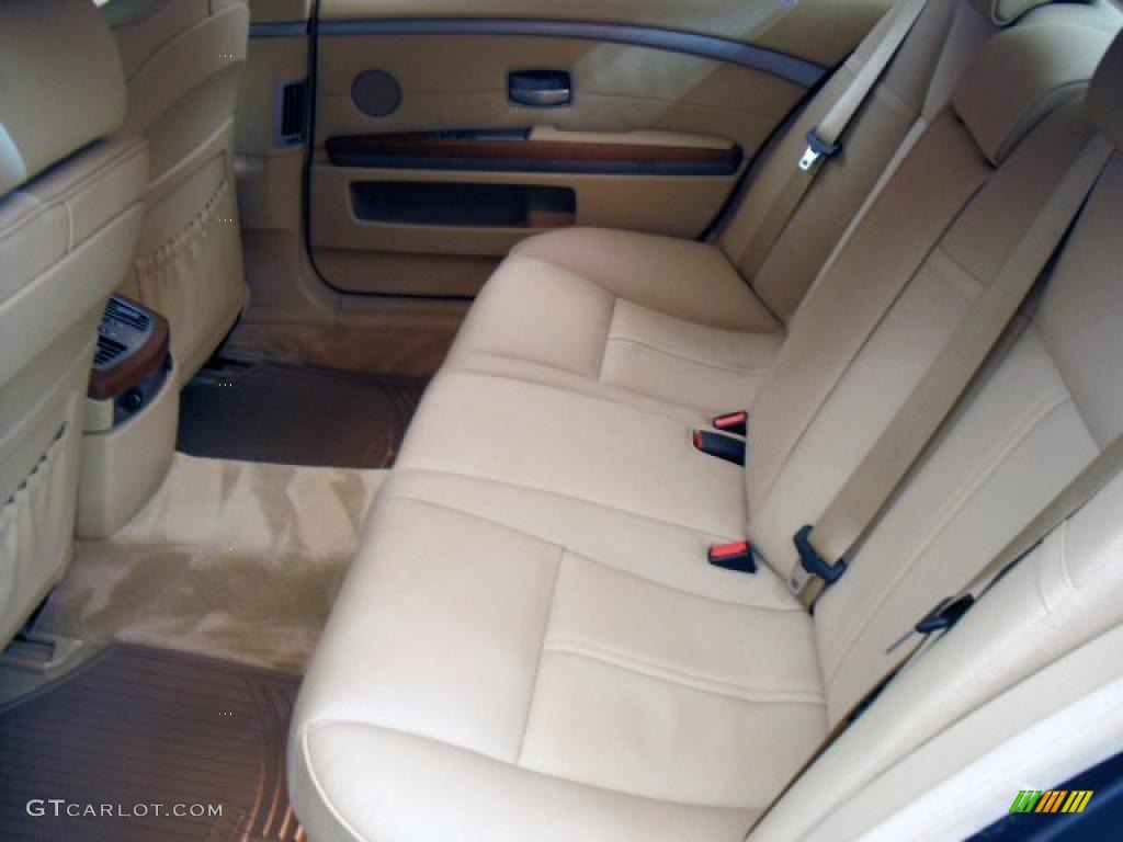 2007 7 Series 750Li Sedan - Michigan Blue Metallic / Beige photo #6