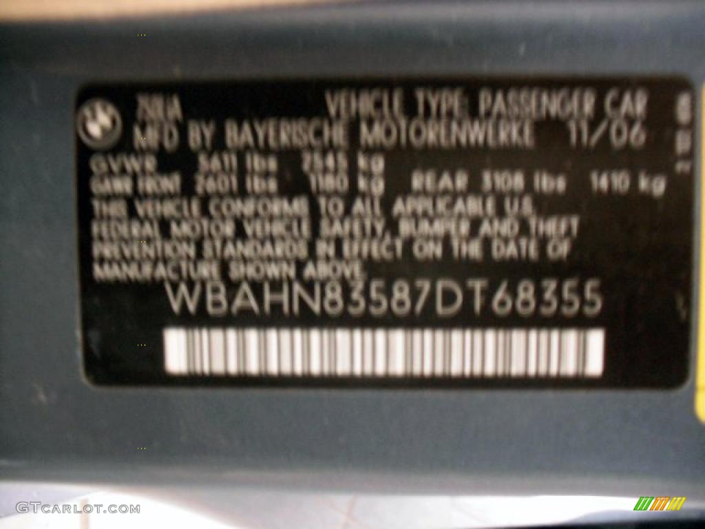 2007 7 Series 750Li Sedan - Michigan Blue Metallic / Beige photo #9