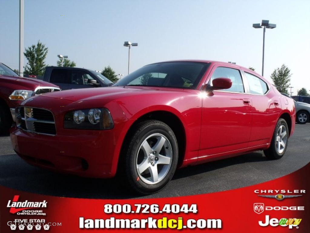 2010 Charger SE - TorRed / Dark Slate Gray photo #1