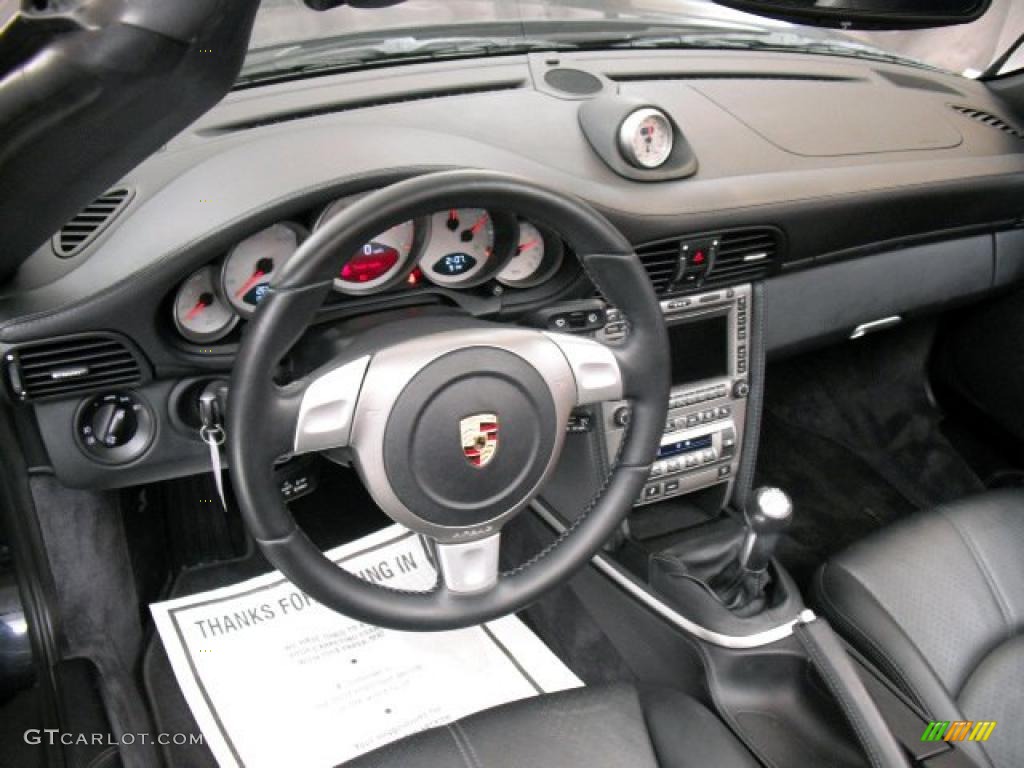2005 911 Carrera S Cabriolet - Atlas Grey Metallic / Black photo #11