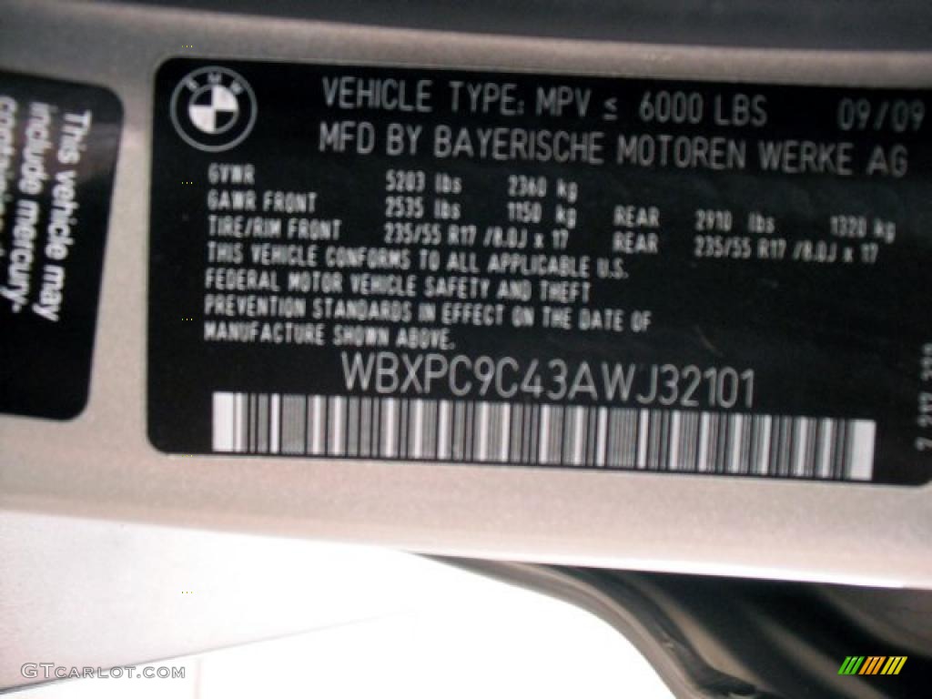 2010 X3 xDrive30i - Platinum Bronze Metallic / Black photo #9