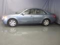 2010 Medium Silver Blue Hyundai Sonata GLS  photo #2