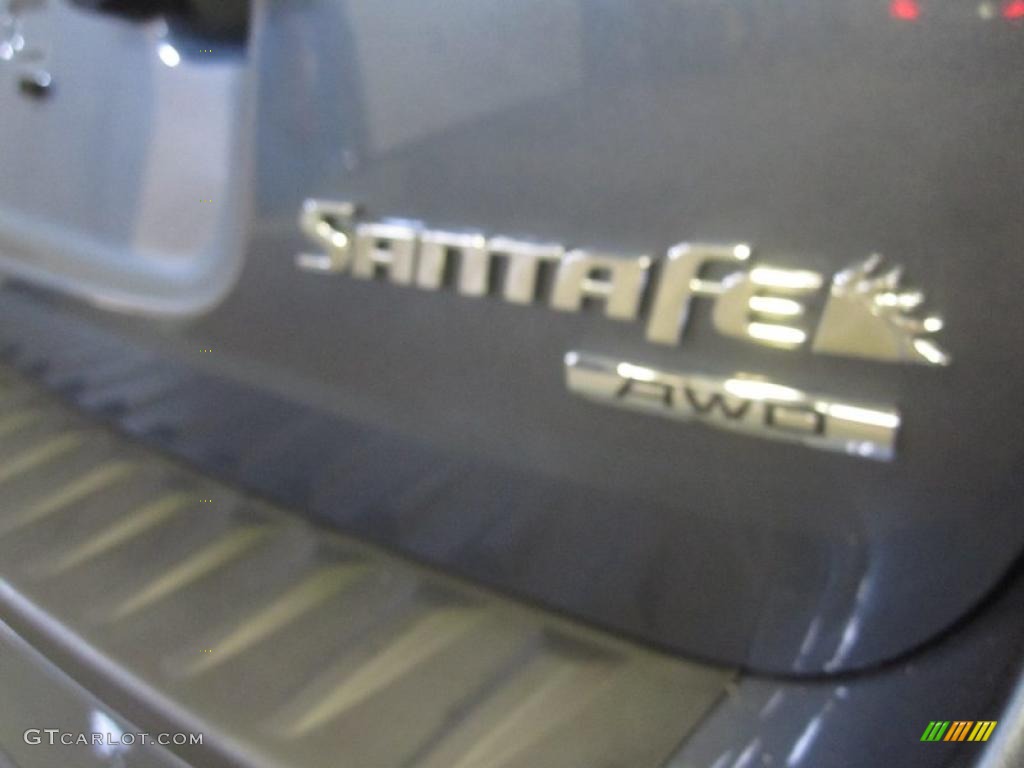 2009 Santa Fe GLS 4WD - Slate Blue / Gray photo #5