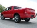 2010 Flame Red Dodge Ram 1500 Sport Crew Cab 4x4  photo #3