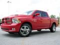 2010 Flame Red Dodge Ram 1500 Sport Crew Cab 4x4  photo #8