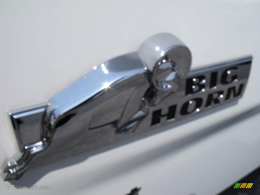 2010 Ram 1500 Big Horn Quad Cab 4x4 - Stone White / Light Pebble Beige/Bark Brown photo #9