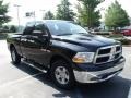 2010 Brilliant Black Crystal Pearl Dodge Ram 1500 SLT Quad Cab 4x4  photo #4