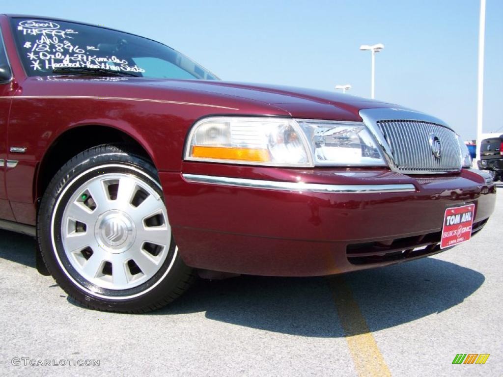 2004 Grand Marquis LS - Dark Toreador Red Metallic / Medium Parchment photo #2