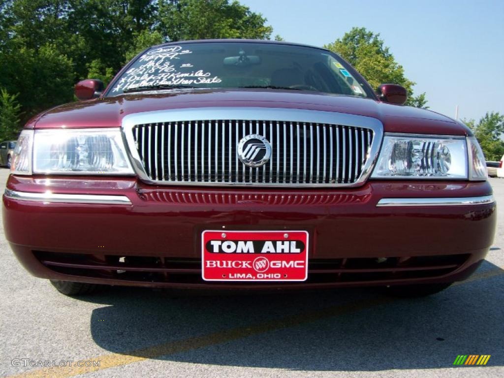 2004 Grand Marquis LS - Dark Toreador Red Metallic / Medium Parchment photo #3