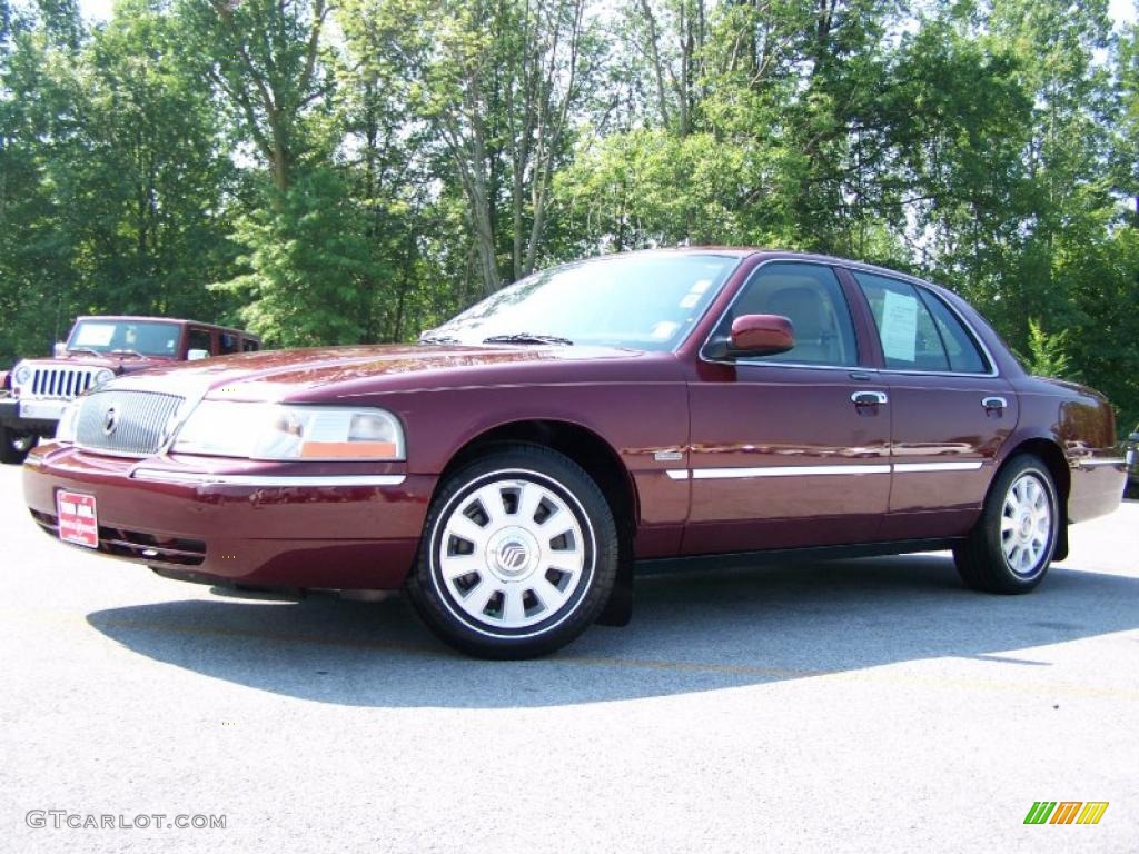 2004 Grand Marquis LS - Dark Toreador Red Metallic / Medium Parchment photo #5