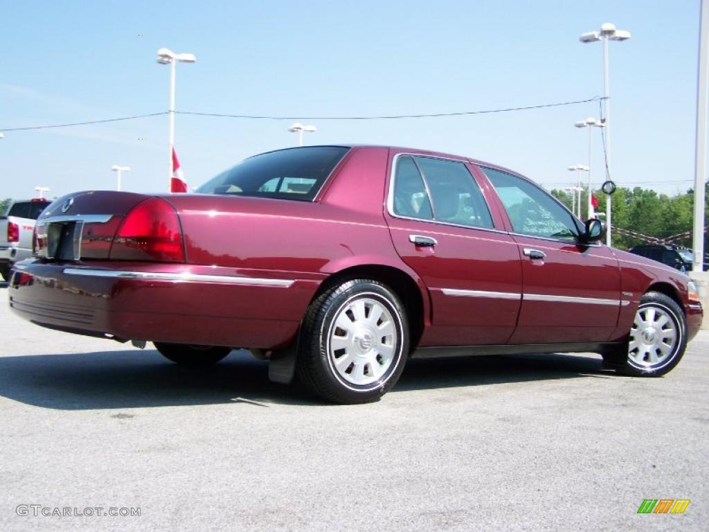 2004 Grand Marquis LS - Dark Toreador Red Metallic / Medium Parchment photo #7