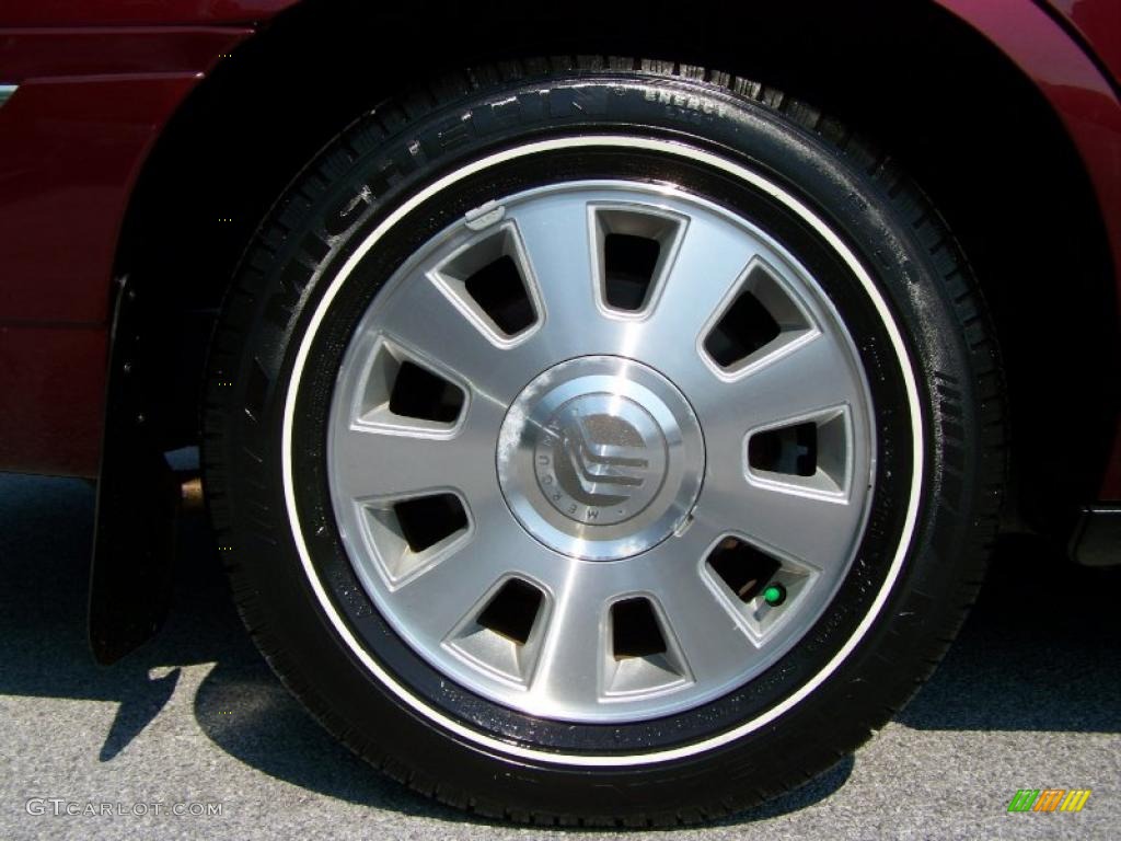 2004 Grand Marquis LS - Dark Toreador Red Metallic / Medium Parchment photo #8