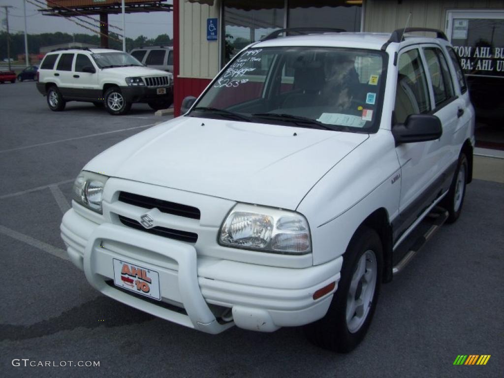1999 Vitara JX 4x4 Hard Top - Polar White / Gray photo #2