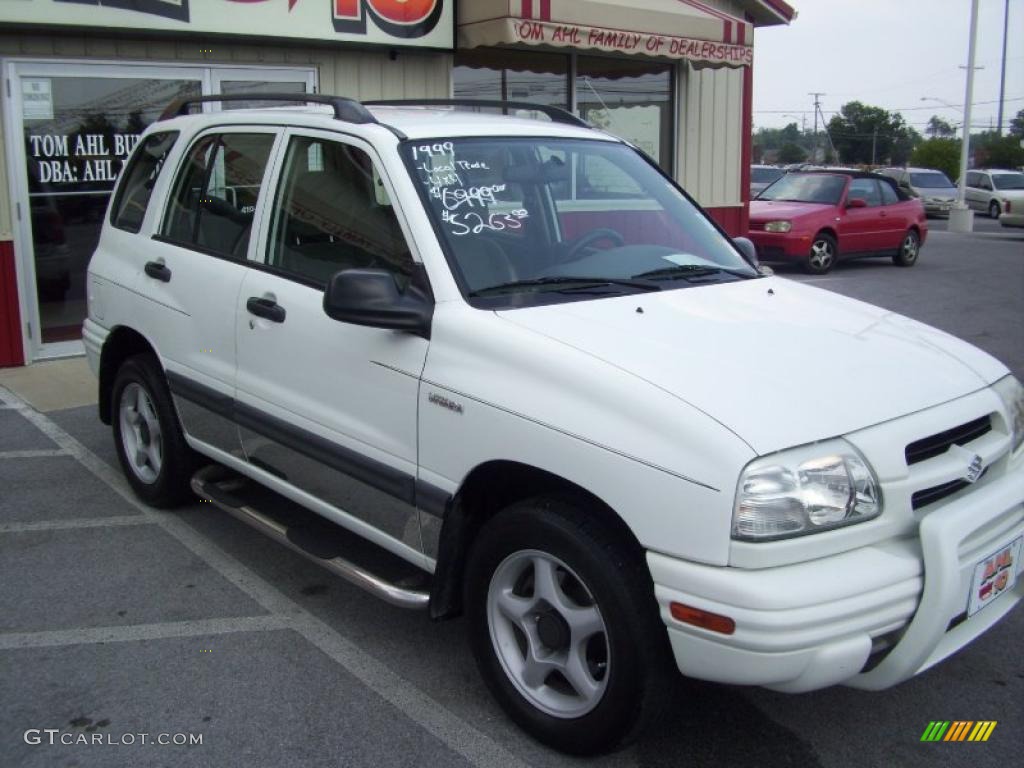 1999 Vitara JX 4x4 Hard Top - Polar White / Gray photo #12