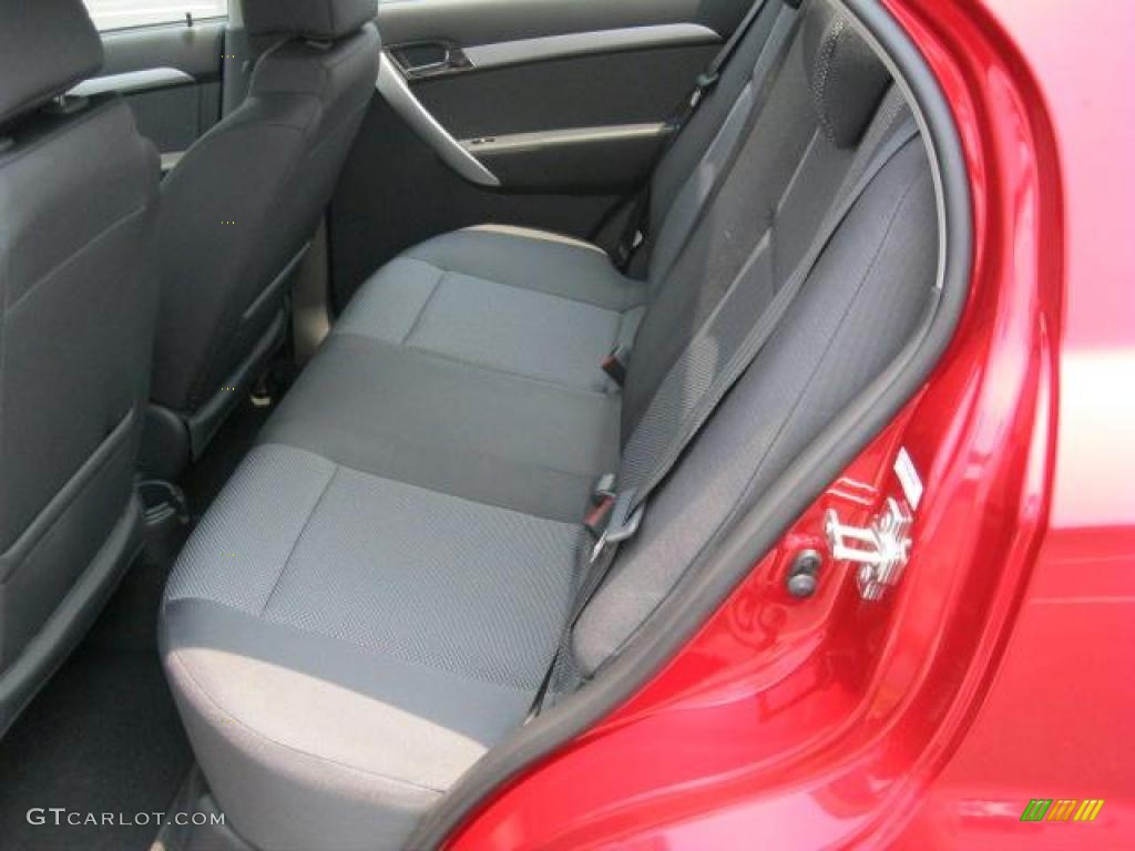 2010 Aveo LT Sedan - Sport Red / Charcoal photo #5