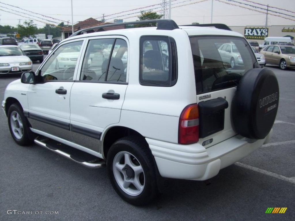 1999 Vitara JX 4x4 Hard Top - Polar White / Gray photo #16