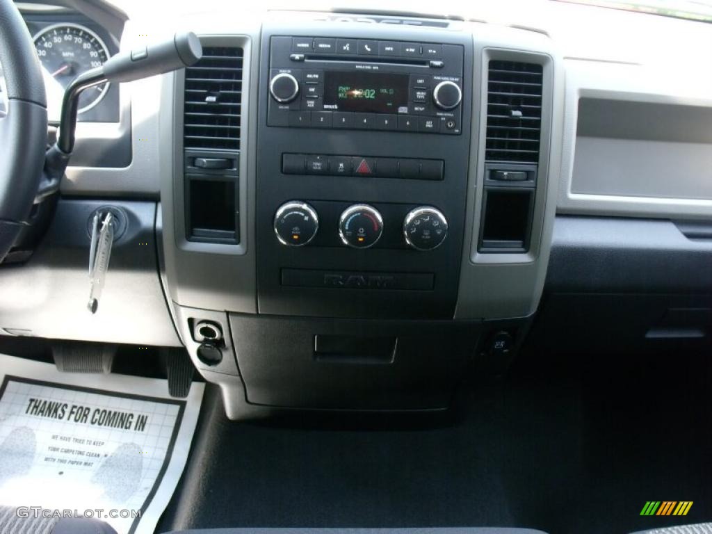 2010 Ram 1500 ST Quad Cab - Inferno Red Crystal Pearl / Dark Slate/Medium Graystone photo #10