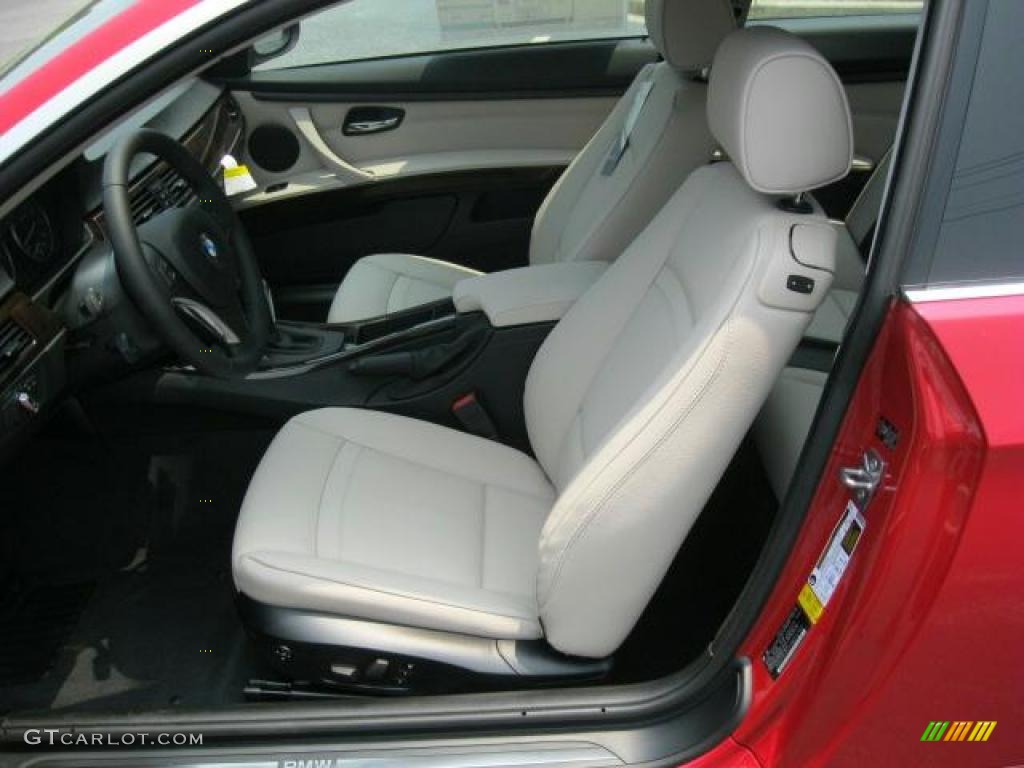 2011 3 Series 328i Coupe - Crimson Red / Oyster/Black Dakota Leather photo #4