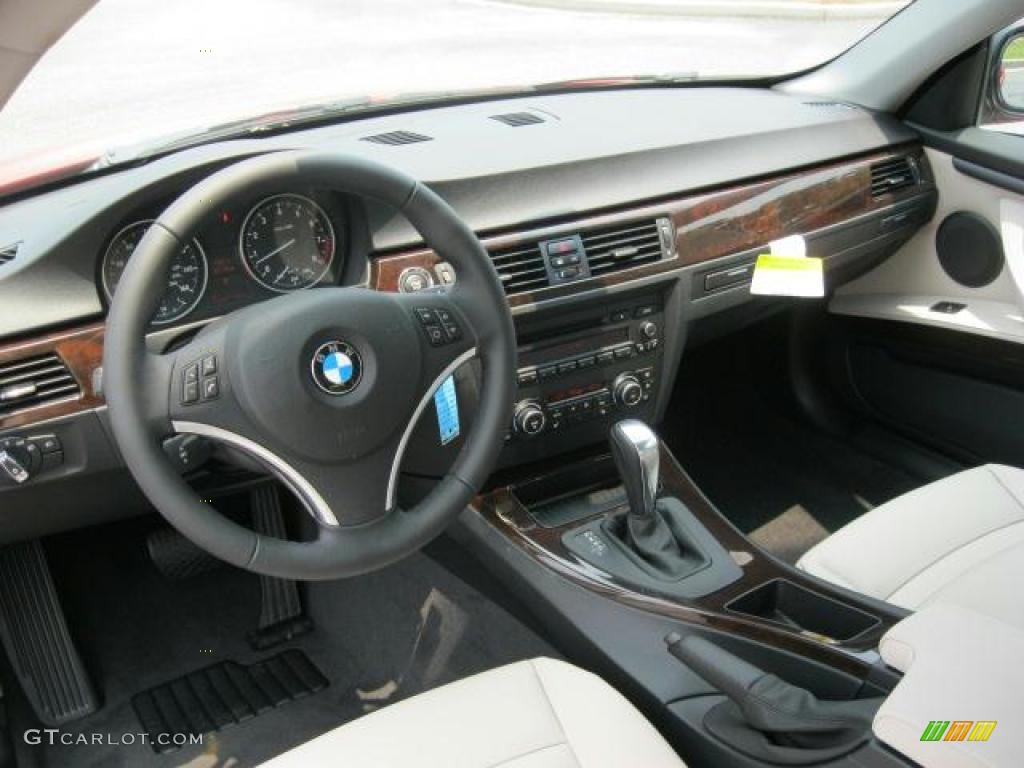 2011 3 Series 328i Coupe - Crimson Red / Oyster/Black Dakota Leather photo #7