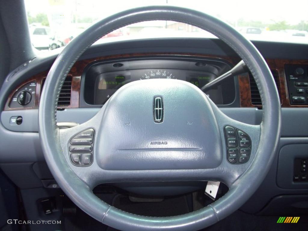 1999 Town Car Signature - Graphite Blue Metallic / Deep Slate Blue photo #7