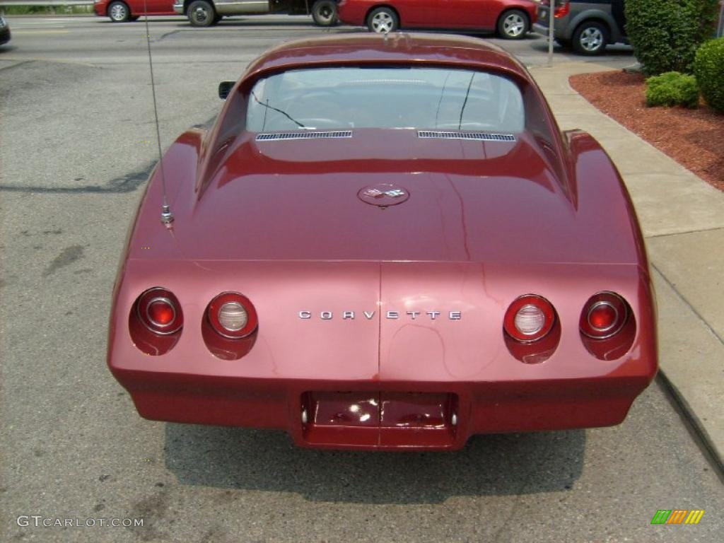 1974 Corvette Stingray Coupe - Medium Red Metallic / Black photo #4